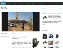 Tablet Screenshot of liveu.cz